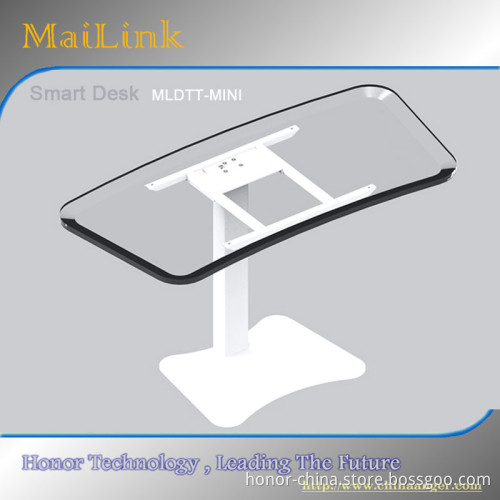 Height electric adjustable study desk frame for library